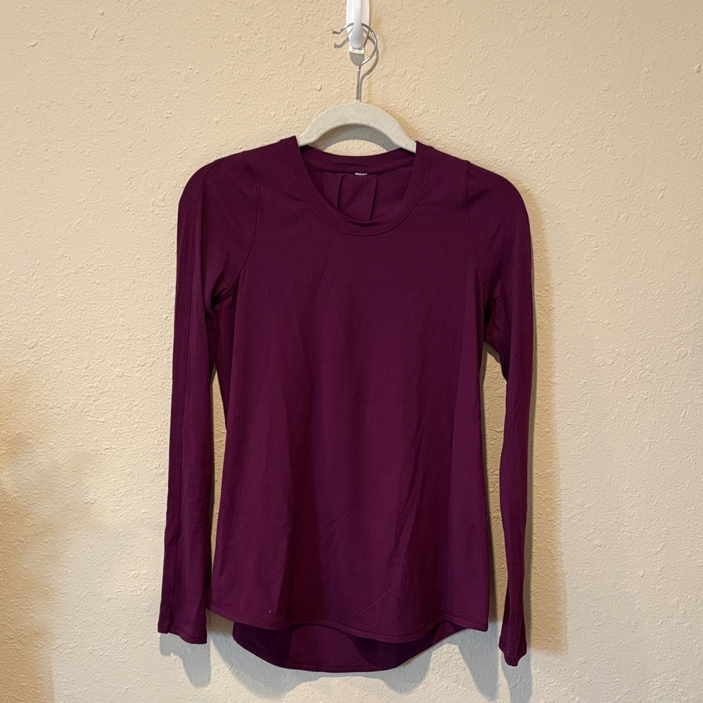 Lululemon Purple Long Sleeve Top